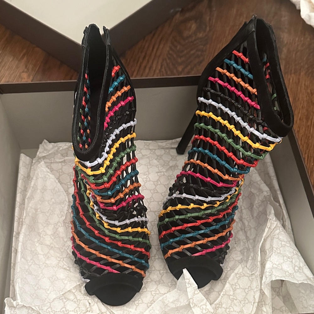 Gucci Colorful Strappy Women's Heels